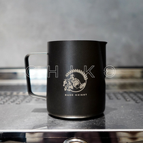 Accumulated grain) Latte Artisit304 stainless steel Teflon pull flower cylinder with no lever tip to make milk bubble cup 600ML