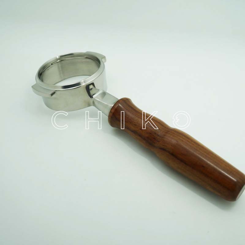 58mm wooden bottomless handle Brewing head bottomless handle hot mom slayer synesso kees