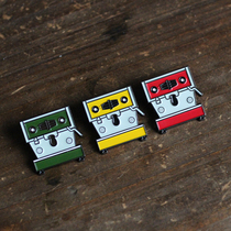 Accumulation of a grain of grain) Lamarzocco Official Perimeter Coffee Machine Badge Spicy Mother Cartoon Enamel Badge Personality Chest Badge