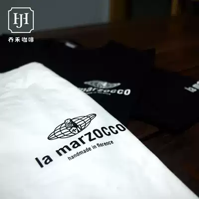Ji Wo Lamarzocco limited commemorative T-shirt short sleeve official custom black white hot mom perimeter