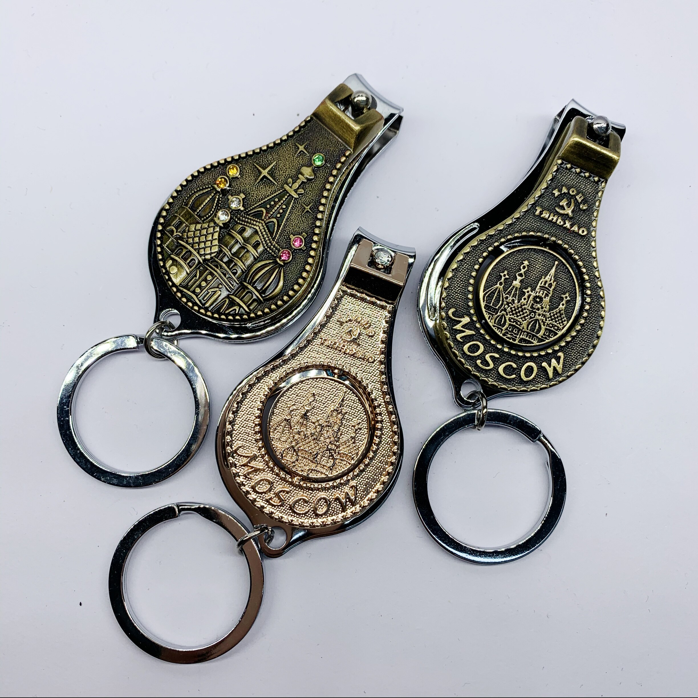 European-style Russian nail clippers qian single castle personality manicure tool popular household large 4 sets