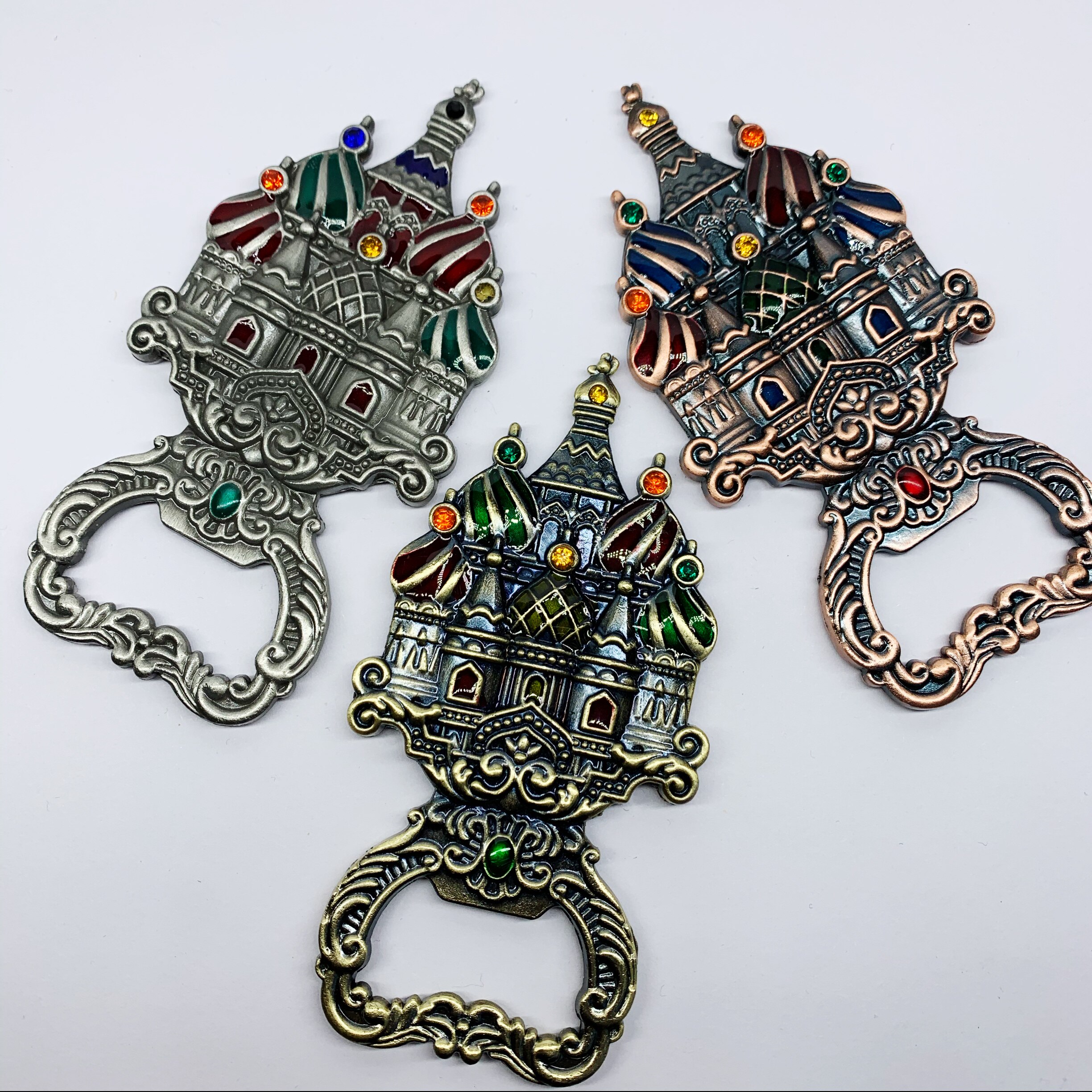 Russian Beer Bottle Opener Church Fridge With Starter Sentiment Culture Creative Single-sided Magnet Kredu Castle