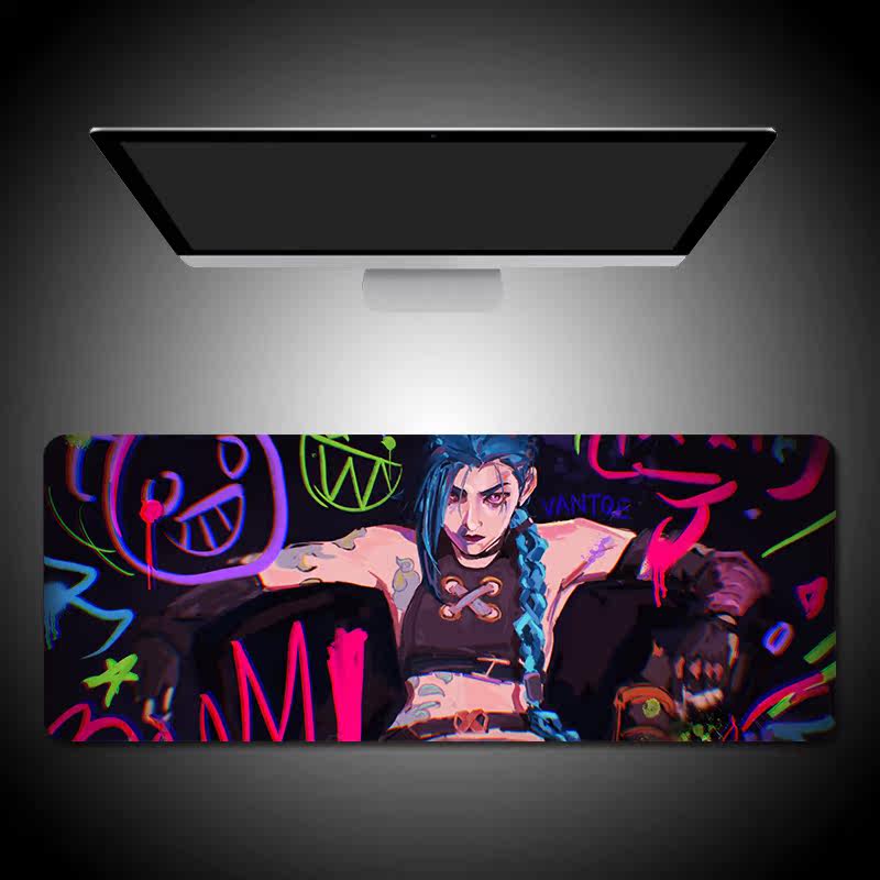 Super Large Mouse Pad Hero Two City Battle Alliance around the Kinks Kda Women's Keyboard Pad