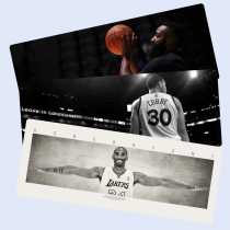 Free custom superrat pad NBA basketball table mat keyboard cushion James Harden Memorial Kobe Pad