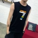 Áo vest nam mùa hè rộng rãi cotton thể thao áo len XL không tay quây áo thun xu hướng áo thể dục - Áo vest cotton vest nam trung niên