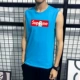 Áo vest nam mùa hè rộng rãi cotton thể thao áo len XL không tay quây áo thun xu hướng áo thể dục - Áo vest cotton vest nam trung niên