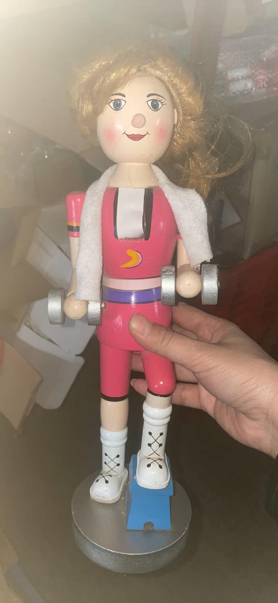 A fitness girl, one of the 