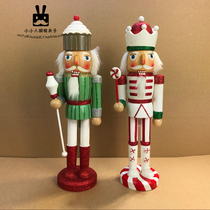 Nutcracker Puppet Soldiers Candy King Glitter Series Christmas and New Year Gifts