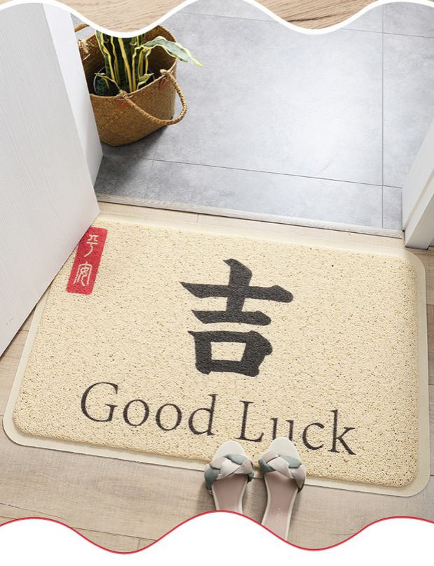Lối vào cửa mat mat nhà Jiji thảm vàng foyer ban công đất chống bụi chống trượt - Thảm sàn thảm lót nhà tắm chống trơn