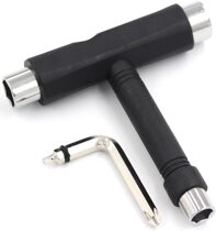Skateboard double rocker special wrench T-shaped socket three-head universal scooter screwdriver removal tool wrench