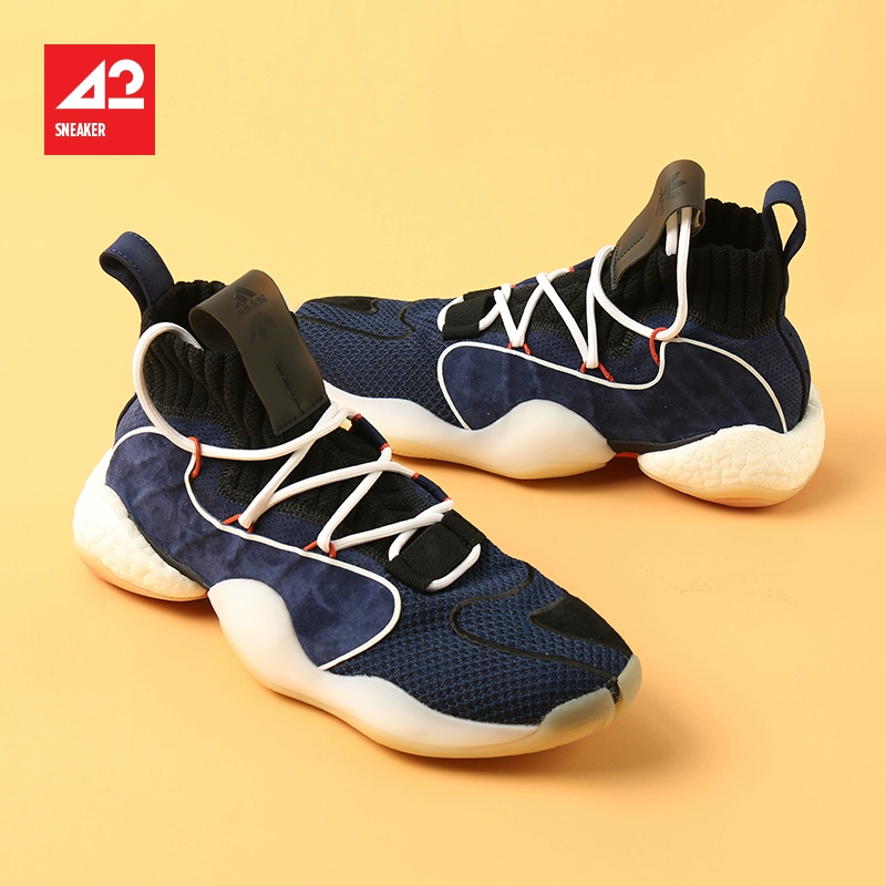 42 giày thể thao Adidas Crazy BYW boost Tianzu retro bóng rổ DB2741 CQ0992 - Giày bóng rổ