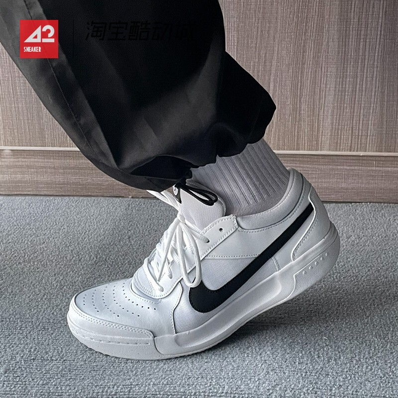 42 Sportsman Nike Court Lite 3 Off-White Zoom Shock Absorbing Tennis Shoes Dv3258-101