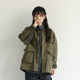 RCDB Japanese retro tooling jacket women's autumn neutral BF style loose short coat splicing all-match top trendy men