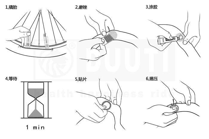 Kit de réparation vélo DUUTI - Ref 2314689 Image 14