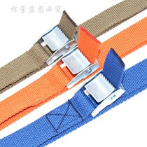 Tightening cargo pressure buckle tensioner self-driving bundler luggage fixing strap cotton nylon 2 1MM thick