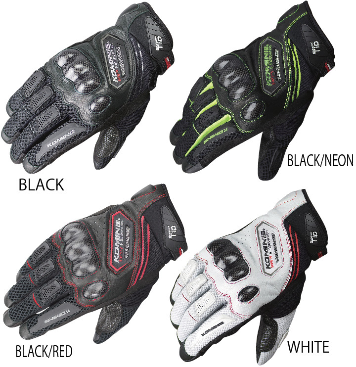 New Japanese K brand GK167 Summer Knight Glove Mesh Breathable Touch Screen Motorcycle Riding Racer