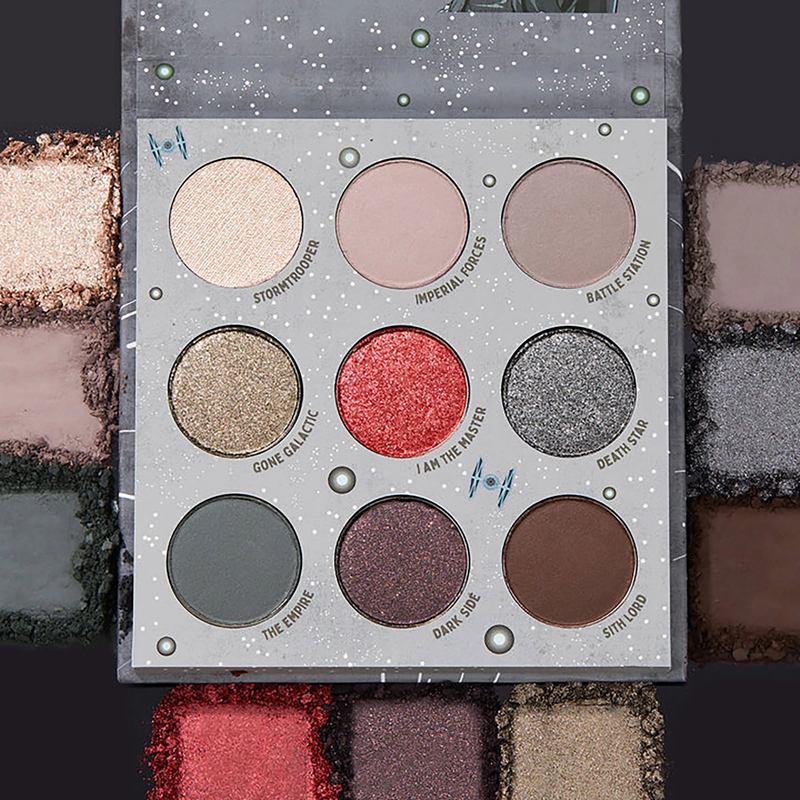 Colourpop Star Wars MANDALORIAN/Child9 color eye shadow disk DARTH VADER black warrior
