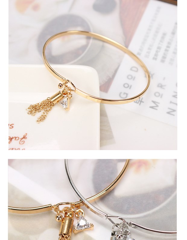 Thời trang Hàn Quốc phiên bản đơn giản của thủy triều Hàn Quốc vòng tay nữ trang trí tay trang sức vòng tay phụ kiện trang sức - Vòng đeo tay Cuff vòng tay phong thủy