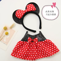 Mickey Hair Hoop Red Dot Юбка
