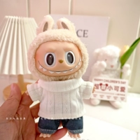 Однотонные джинсы, кукла