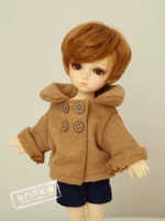 Кофейное шерстяное пальто, комплект