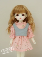 Жилет, комплект, в цветочек