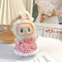 Красная цветочная юбка + головной убор (куклы для одежды не включены)