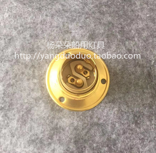 Marine signal light B22d socket lamp holder copper socket type lamp holder direct sale high quality spot