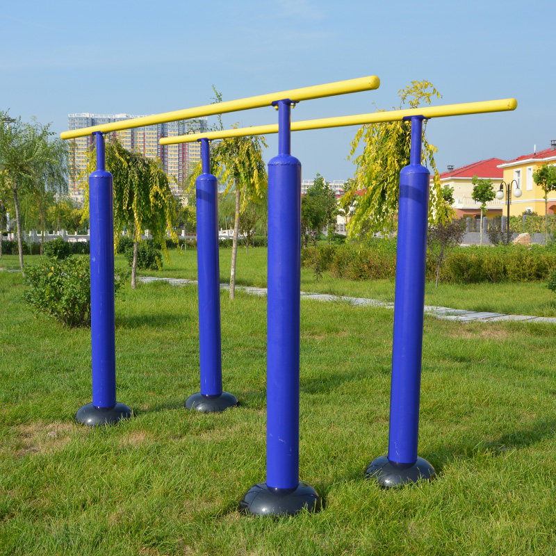 Outdoor exercise Double bar sports equipment Community Park Square Elderly and children Leisure fitness equipment Path