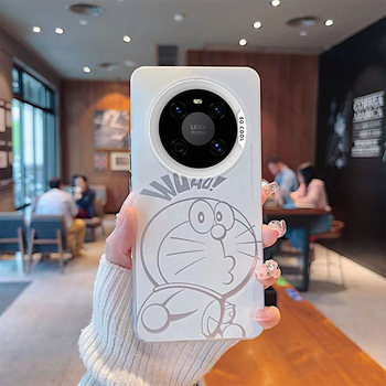 Suitable for Td Tech M40 Phone Case, Hollow-Out Tinkerbell Frosted Silver Case, Td Tech M40 Niche New Hard Case with Soft Edges for Men and Women, M40 Personalized Cartoon Large Hole Lens Creative Fun Trendy Case