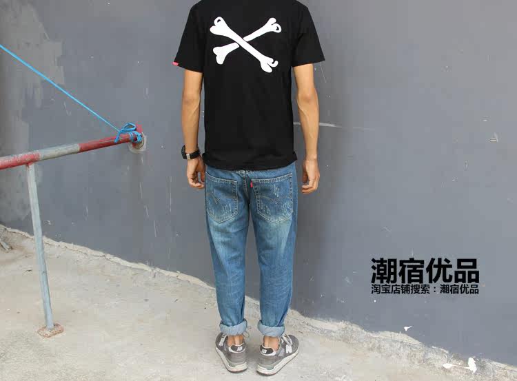 Jeans pour adolescent droite en vrac en coton pour Quatre saisons - Ref 1461311 Image 34