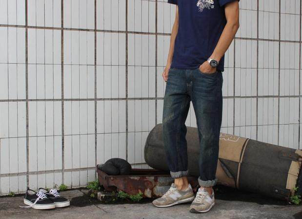 Jeans pour adolescent droite en vrac en coton pour Quatre saisons - Ref 1461311 Image 67