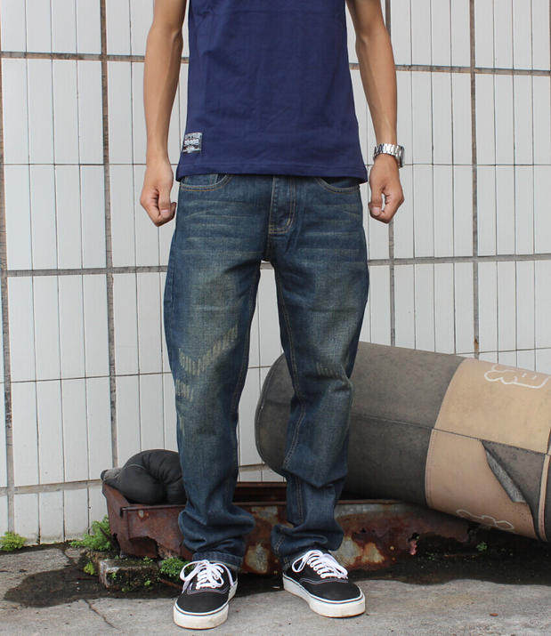 Jeans pour adolescent droite en vrac en coton pour Quatre saisons - Ref 1461311 Image 79