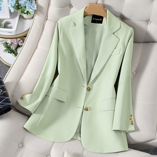 Сиреневый осенний сексуальный короткий пиджак классического кроя для отдыха, подходит для подростков