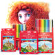 German Faber-Castell 72-color oily color lead 36-color 48-color 100 red-hui water-soluble color pencil Castle style color pencil hand-painted professional students water-soluble brush set beginners painting