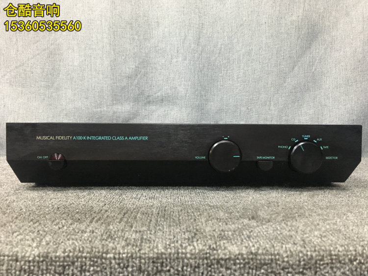 British origin MUSIC FIDELITY music wear true A100-X 100X pure class A fever amplifier