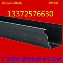 Stainless steel finished villa gutter rainwater trough Eaves gutter Eaves drainage trough Guide sink Aluminum alloy eaves drip tank