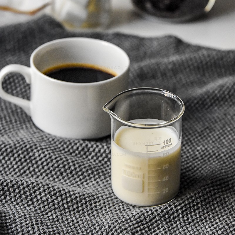 Ins Nets Red Café Scale Cups small Number of heat resistant glass cups Baking Calorie Cups Espresso Cups Espresso