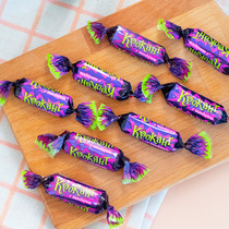KDV purple sugar Russian imported kpokaht milk chocolate flavor almond sandwich Candy Candy candy snack 500g