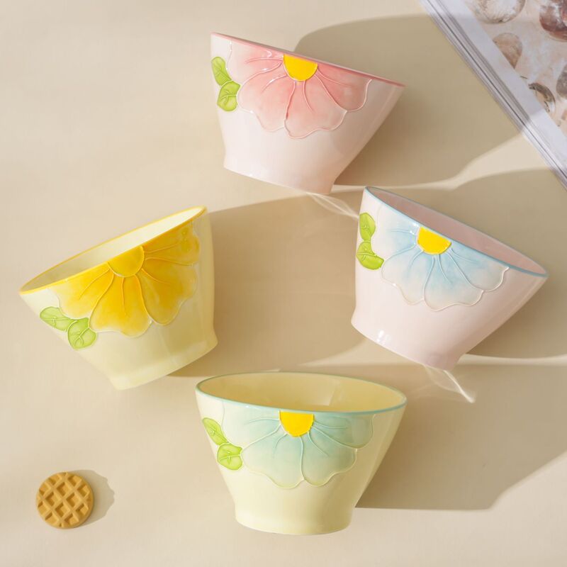 Especially Beautiful Bowl Stories, New High-Quality Hand-Painted Tableware, Rice Bowl, Household Yogurt Bowl, Plate, Dish Tt Especially Beautiful Bowl Stories, New High-Quality Hand-Painted Tableware, Rice Bowl, Household Yogurt Bowl, Plate, Dish Tt