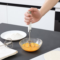 Semi-automatic eggbeater stainless steel whipped cream Manual Hair Dresser Eggs agitators Egg Stick Baking Tools