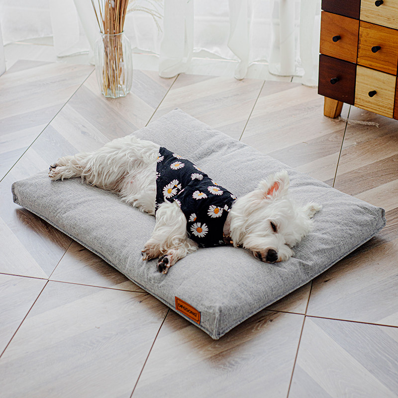 Summer Dog Ding can be removed four seasons of general medium and medium dog West Heights summer dog mattress