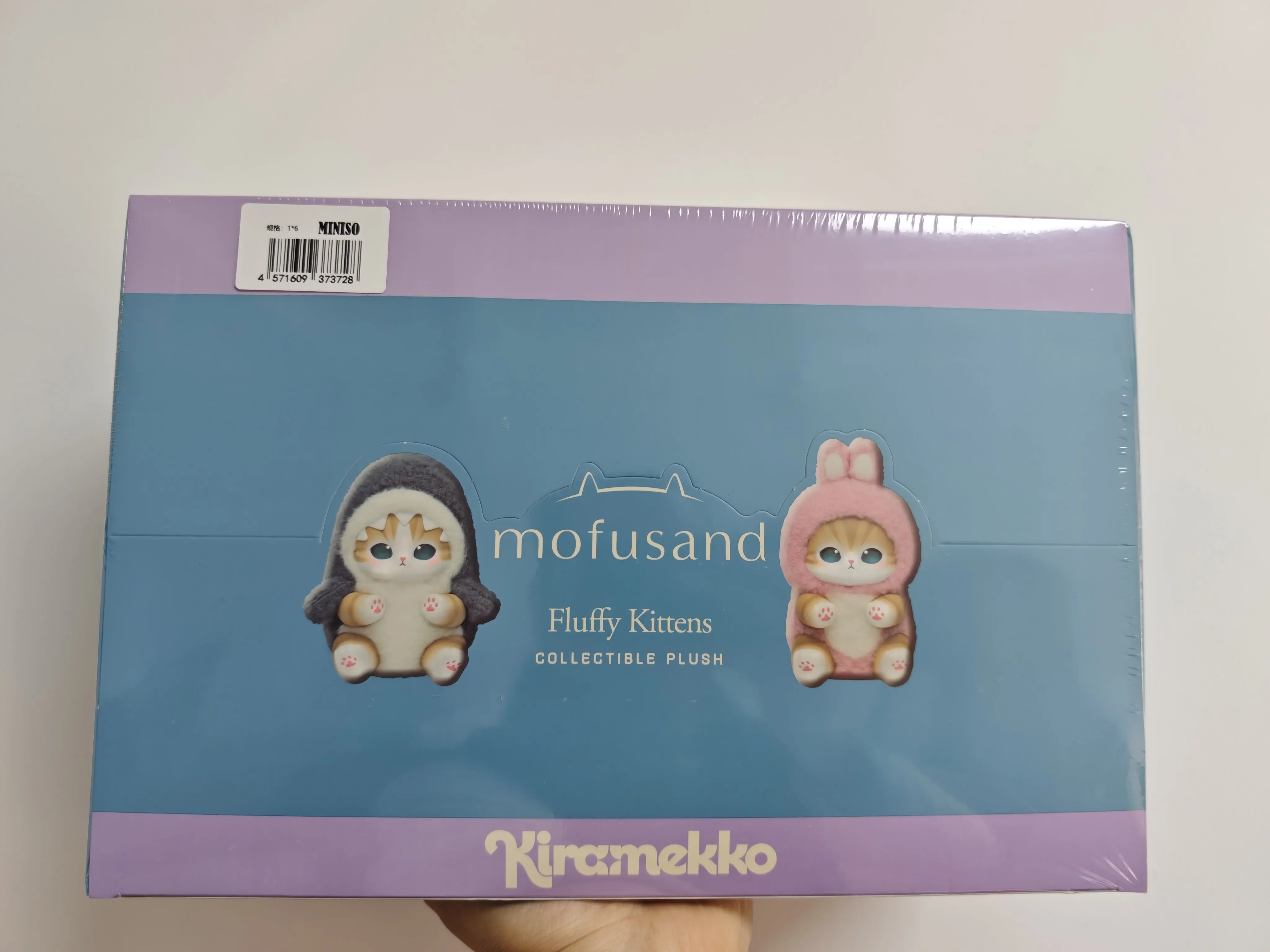 Настоящий mofusand Cat Fu Sandy Variety Animal Sparkling Shark Cat Vinyl Plush Handbag Pendant Blind Box