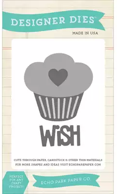 Echo Park Fine and Dandy Series cutting template EPSDIE17 cake and blessing