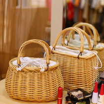 Woman Bag 2021 New Slanted Satchel Handbag handbag Summer Korean version 100 Lap Bags FASHION ADVANCED HAND FLOWER BASKET