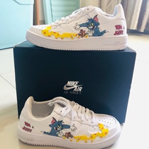 Air Force AJ1 Tom and Jerry painted personalized hand-painted shoes custom sneakers customized to change the picture and color