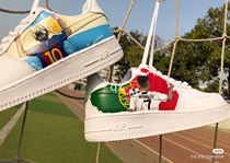 Xiaohongshu QX-Customized sneakers DIY AF1 C Ronaldo and Messi’s peerless double pride Air Force hand-painted sneakers changed the picture and color