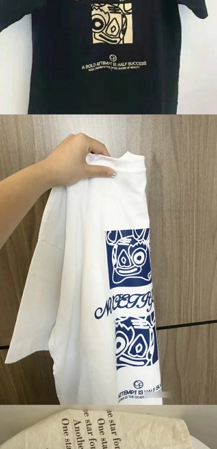 Колодки для обуви 2022年夏季新款oversize少女美式高街复古设计感小众上衣ins潮牌 Xian WAN poem