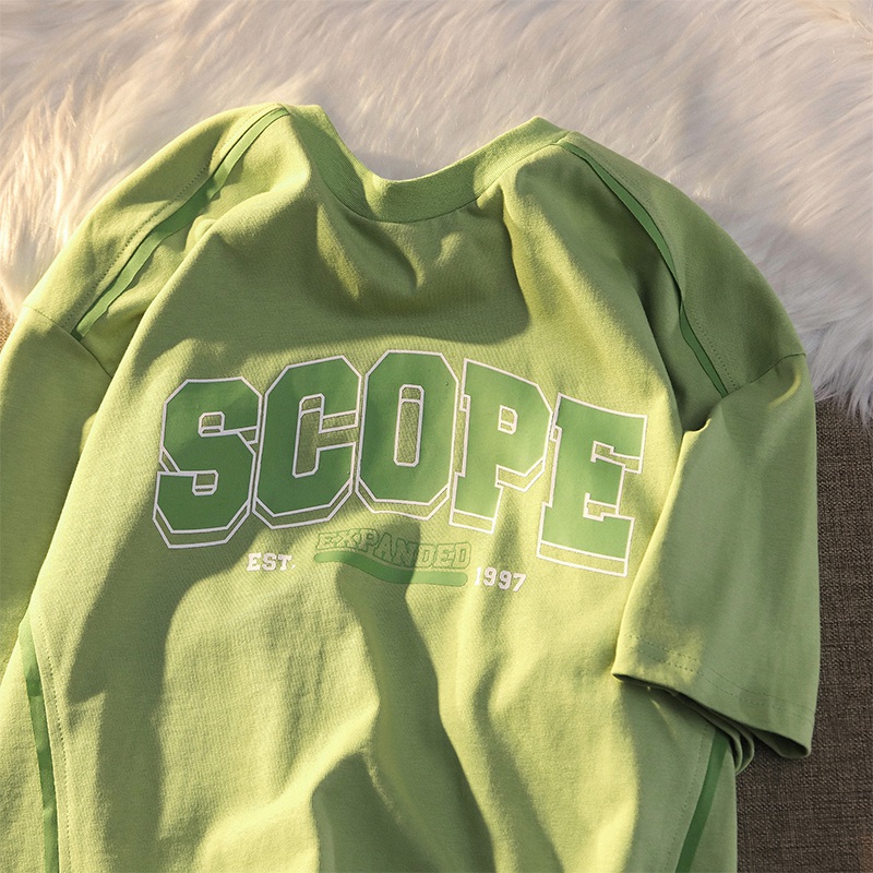 Han Wind Chic Cute Day Ensemble Teenage Girl Gentle Breeze Little Fresh And Less Relaxed Round Collar Short Sleeve Women Ins Tide 100 hitch