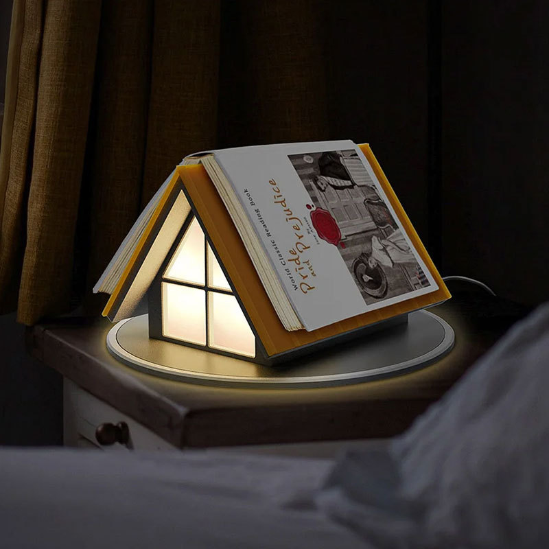 Bookmark Lamp Bedroom Creative Atmosphere Small House Night Light Japanese Warm Lighting Bedside Lamp Cute Decorative Lamp Bookmark Lamp Bedroom Creative Atmosphere Small House Night Light Japanese Warm Lighting Bedside Lamp Cute Decorative Lamp